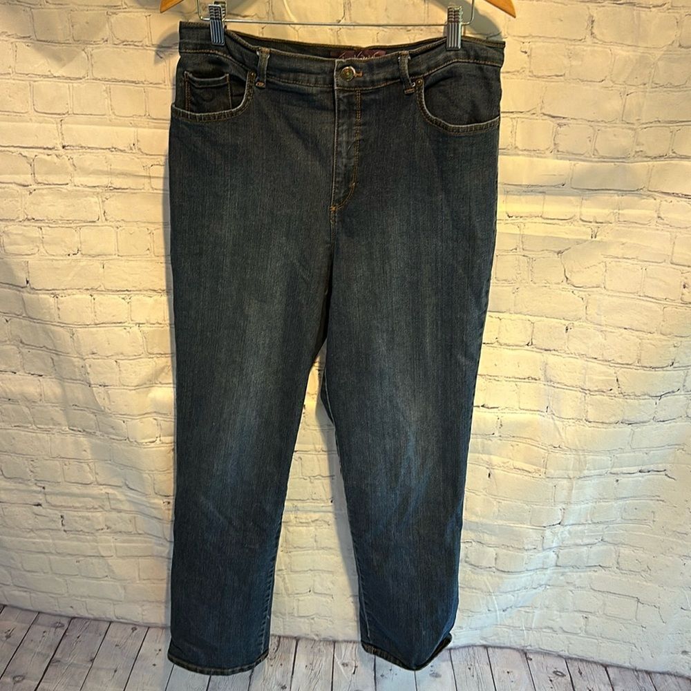 Gloria Vanderbilt Amanda Classic Fit Jeans | Women’s Size 14 | Dark Wash Denim